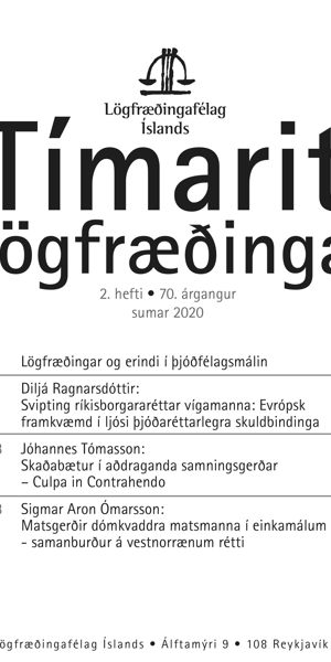 2020 2 TL Forsíða
